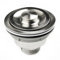 2Pc Plastic Downpipe Filters, Kitchen Sink Waste Stainless Steel Strainer Plug Drain Filter Basket Drainer Kit 110Mm
