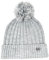 Michael Kors Women's Ribbed Pom Beanie, Grey
