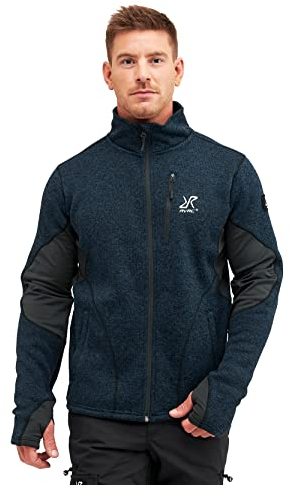 RevolutionRace Fusion Fleece für Herren, perfekt für Wanderungen und Outdoor-Abenteuer, Peacemaker, S