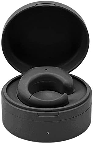 JX05S Fernbedienung Ring Finger Scroller, Ring Phone Remote Portable App Page Turner, 10M Control Scrolling Ring Clicker für Telefon Tablet Kamera (Schwarz)