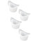 Augenspülbecher,4 PCS Tragbare Augenwaschbecher Silikon Augen Bade Tasse Augen Waschschale Silikon Augenwaschbecher zum Erfrischen und Reinigen Müder Augen 8ML