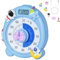 Ainiv Visueller Timer, 60 Minuten Countdown Timer für Kinder Lehrer, Eieruhren, Wiederaufladbarer Leiser Magnetischer Küchentimer mit Nachtlicht für Unterrichten Kochen Meeting Klassenzimmer (Blau)