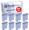 8x Trade-Shop Wasserfilter kompatibel mit Philips LatteGo, 5400, 5000, 4300, 3200, 3100, 2200, 1200 Serie Kaffeevollautomat Kaffeemaschine
