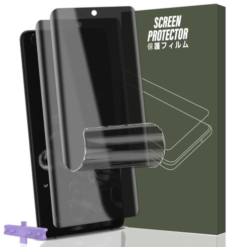 Gelaasso 2 Pièces Anti Espion pour Samsung Galaxy S20 Ultra, Film TPU Flexible, Confidentialité Écran (Pas en Verre)