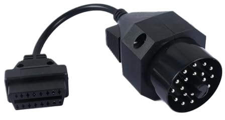 Yalgdlen 20pin OBD -20 pin kompatibel mit BMW E28, E30, E34, E36, E38, E39, E46, E53 OBD2-Adapter Kabel