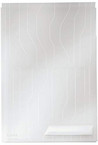 Leitz CombiFile Maxi Sichthüllen-Set, 3 Stück, A4 Format, Ausdehnbar für mehr Kapazität, Farblos mit matter Oberfläche und Muster, Verschlussklappe, 0,20 mm PP-Folie, 47270003