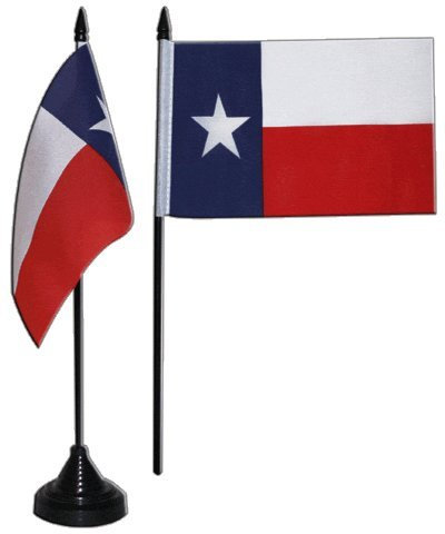Digni® Drapeau de Table USA US Texas, Mini Drapeau - 10 x 15 cm