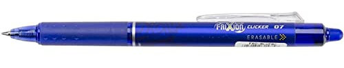 PILOT Pen Frixion Clicker Fine Point Pen, Blau radierbar, 12 Stück