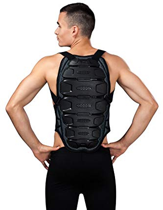 LOREY Hochwertiger Rückenprotektor, Back Protector, Wirbelsäulenschutz, Panzer Turtle S/M