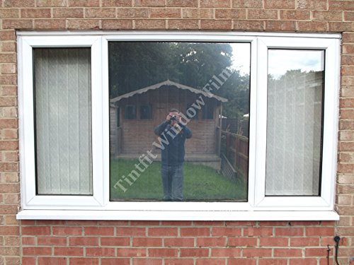 EXTERNAL PLASTIC REFLECTIVE SILVER 20 CONSERVATORY ROOF FROM £11.99 - PRO WINDOW TINTING FILM - Sample