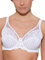 Selene, Reggiseno Contenitivo Donna in Pizzo, con Ferretto e Senza Imbottitura, Collezione Mariluz, Colore Bianco, Taglia 4D