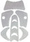 Kask Reflexstreifen für Plasma/Superplasma Schutzhelme Reflexstreifen, mehrfarbig, M, WAC00001