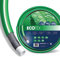 STI Tubo Acqua Retinato Irrigazione Giardino Prato 5/8''(15mm) PVC 4 Strati 25m Verde