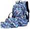Geometric-Print Backpack and Lunch-Bag Set for Boys Middle-School Elementary Bookbags