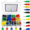 WMYCONGCONG 90 Stück 5 Farben 3 Typen 4mm Bananenstecker Buchse Stecker Binding Post Sortiment Kit für Audio Lautsprecher Verstärker Prüfspitzen Post Jack Löten