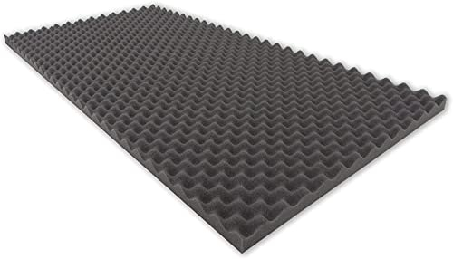 Noppenschaumstoff - selbstklebend - 100cm x 50 cm x H - Dibapur Schaumstoff (100cm x 50cm x 2cm)