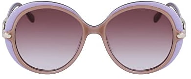 KARL LAGERFELD Damen KL6084S Sonnenbrille, Beige/Lila, Einheitsgröße