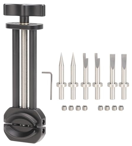 Hersmay Multi-Function Lens Repair Tool Camera Lens Vise Tool Kit Lens Filter Spanner Wrench Open Tool, Adjustable Jaw Opening 10-90mm, Full Metal Lens Repair for Ø22mm-105mm Lens Filter Ring