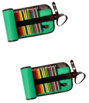 EXCEART 2st Tasche Für Farbstifte Farbstifthalter Farbstift-Organizer Farbstift-Aufbewahrungstasche Buntstifte Für Erwachsene Aufbewahrungstasche Für Buntstifte Erwachsener Mäppchen