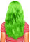 Hatstar Sexy Damen Langhaar Perücke | Frauen Wig lockig - gewellt | Accessoire für Fasching, Karneval und Motto Party (grün)