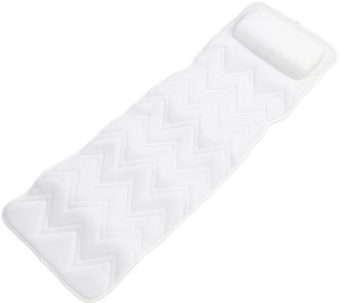 Oreiller de Bain pour Tout Le Corps, Coussin de Matelas de Bain, Coussin de Soutien de Tête, Coussin de Bain, Oreiller de Baignoire pour Tout Le Corps, Maille Respirante 5D avec