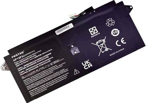 FESTAS AP12F3J Laptop Replacement Battery for Acer Aspire 13.3 S7-391 Ultrabook Series S7-191-53314G12ass S7-391-53314G25aws S7-391-53334G12aws S7-391-53314G12aws 7-3 91-53334G25aws 2ICP3/65/114-2