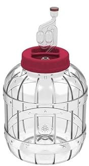 DO IT at Home PET Plastic Jar 5 Litre Fermenter for Wine and Beer, Food Fermenting and Pickling