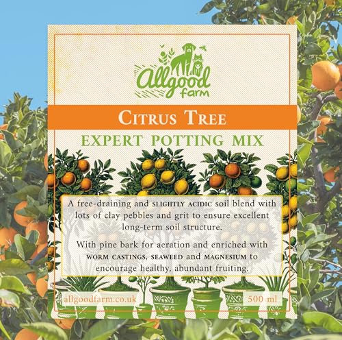 Allgood Farm Citrus Tree Soil - Expert Potting Soil Mix (1 Litre)