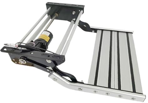 ExoticaBlend Escalier pour Camping-Car, Marchepieds Électriques, Automatiques/Manuels, pour Camping-Car, Caravane, Caravane, 150 Kg,Electric-Single-layerwithlight