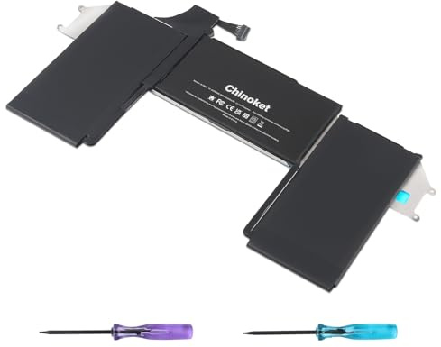 Chinoket A1965 A1932 A2179 Laptop Akku Ersatz für MacBook Air 13“ A1932(Ende 2018 2019) A2179 (Anfang 2020) EMC 3184 3302 MacBookAir MVFH2LL/A MVFM2LL/A MRE82B/A MVFL2LL/A[11.4V 49.9Wh]