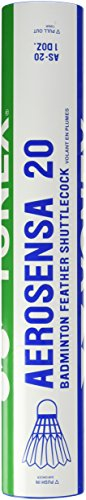 Yonex AS 20 Badminton schläger Shuttles Weiß weiß 12er-Pack