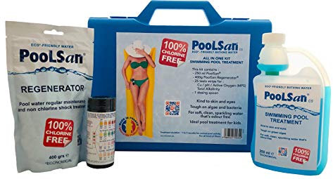 Kit d'entretien Piscine - sans Chlore - 5 à 20 m3 - Marque BSI/PooLSan