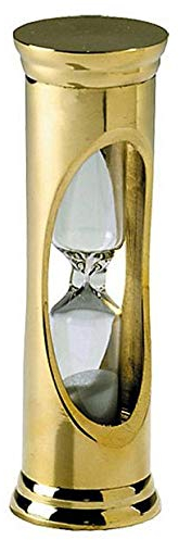 pompidu-living 3-Minuten Sanduhr, Messing