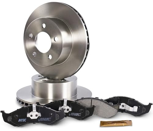BESTPRICE ATP Bremsenset Vorderachse inkl. Bremsscheiben Belüftet Ø 280 mm +