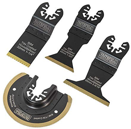 Multi-Function Titanium Blade Set 4 Piece