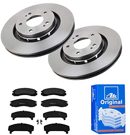2 Bremsscheiben belüftet 294 mm + Bremsbeläge Vorne von ATE (1420-22369) Bremsensatz Bremsanlage Bremsen-Kit,Bremsenset, Bremsscheiben, Bremsbeläge, Bremsen-Set, Beläge, Bremsbelag, Bremsbelagsatz,