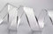 3 m x 25 mm Dekoband LUX SILBER glänzend transparent Schleifenband Geschenkband mit Draht Drahtkantenband Weihnachten metallisch mit Glanz Kante elegant Christmas Ribbon metallic