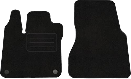 Vorne Velour Fußmatten Satz für Renault Twingo III/Twingo III Elektro/Electric (ab 2014) - 2-teilig - Passgenau