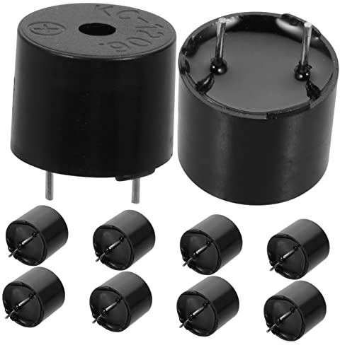 CIYODO 10 Stück 5 V Summer Alarmton Piezo Alarm Für Auto Ersatz Piezo Summer Piezoelektrischer Tonsummer Elektronischer Piepton Summer Alarm Für Schaltung Alarm Bei Hohen Dezibel