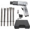 YAOGOHUA Air Hammer Kit Heavy Duty Pneumatic Chisel Drill Tool Power Hammer for Car Repair Brake Pad Rust Removal (250mm Long Barrel)