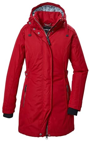 G.I.G.A. DX Damen Funktionsparka/Parka wasserdicht mit abzippbarer Kapuze GW 70 WMN PRK, tiefrot, 46, 41863-000