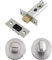 Deals in DIY Bathroom Toilet Door Mortice Tubular Deadbolt 64mm with Turn and Release Satin Chrome