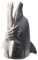 Kisangel Delphin -Handpuppe Handpuppe für tierische Handpuppe Handpuppen Rollenspiel Handpuppe Grau