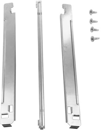 Laundry Stacking Kit Chrome Steel Fit For LG 27-in Washers And Dryers Replacement Parts (27 Inch)