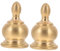 DOITOOL 2 Pièces Embouts Décoratifs Laiton pour Abat Jour de Lampe Accessoires Élégants pour Lampe de Table et sur Pied Finition Chic et Durable pour Personnalisation de Votre Éclairage