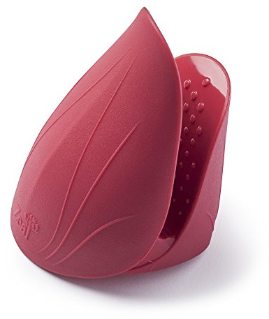 Zeal Mini Mitt Pot Holder, Silicone, Red, 15 x 10 x 9.5 cm