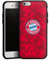 Silikon Hülle kompatibel mit Apple iPhone 6s Case schwarz Handyhülle FC Bayern München Camouflage FCB