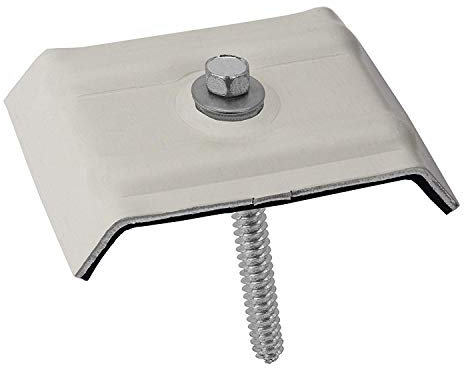 Schrauben-Niro.de 200 Stück Aluminium-Kalotten 35/207 farbig mit Fassadenbauschrauben für Wellplatten Lichtplatten Grauweiß RAL 9002