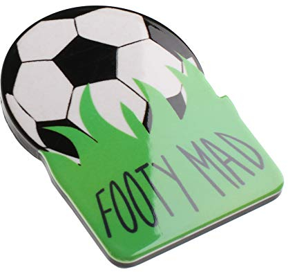 Footy Mad Football Fan Soccer Lovers Novelty Magnet