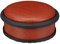 Relaxdays Fermaporta da Pavimento Piatto, Blocca Porta per Ante Pesante, Aspetto Legno, HxD: 5 x 10,5 cm, Marrone Rosso